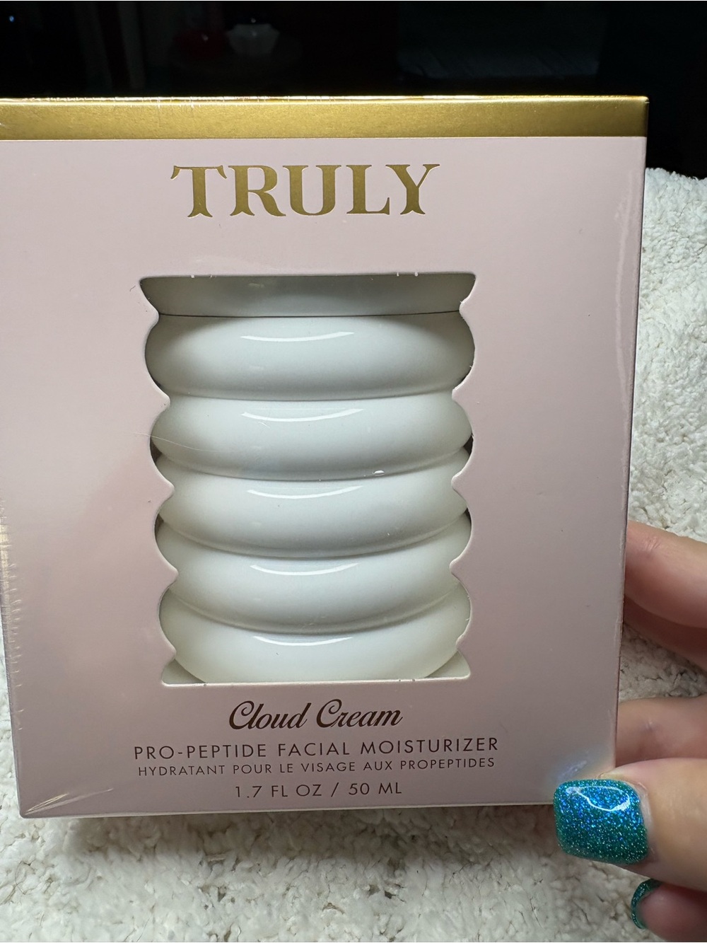TRULY Cloud Cream Pro-Peptide Facial Moisturizer — White